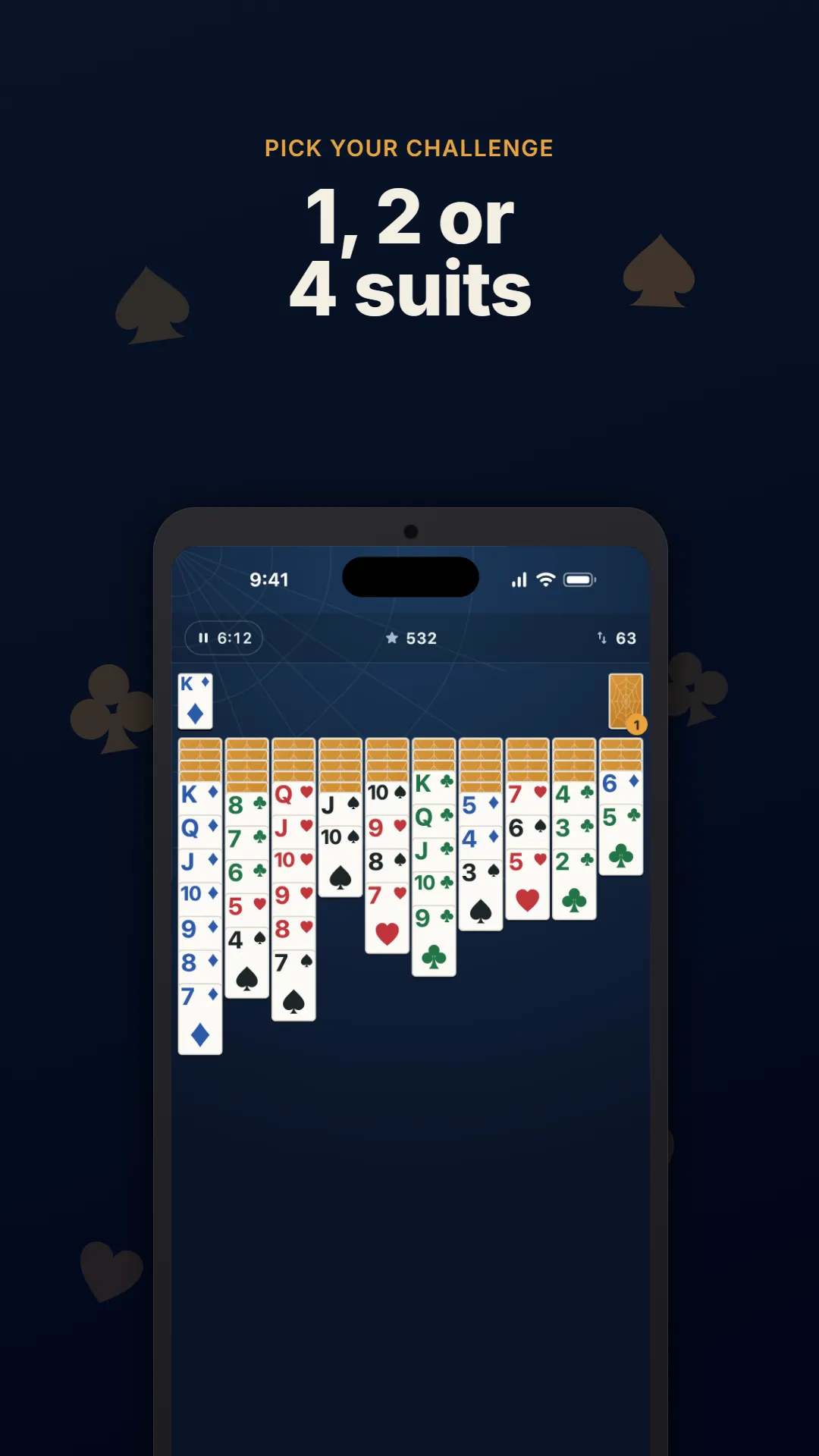 Spider Solitaire screenshot 2