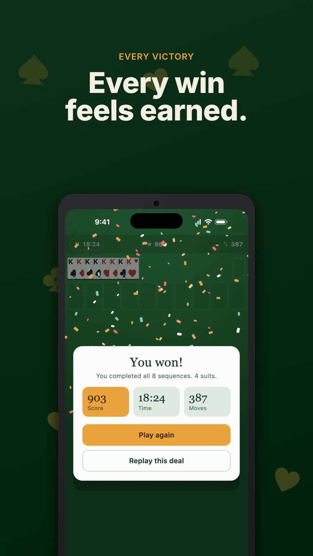 Spider Solitaire screenshot 4